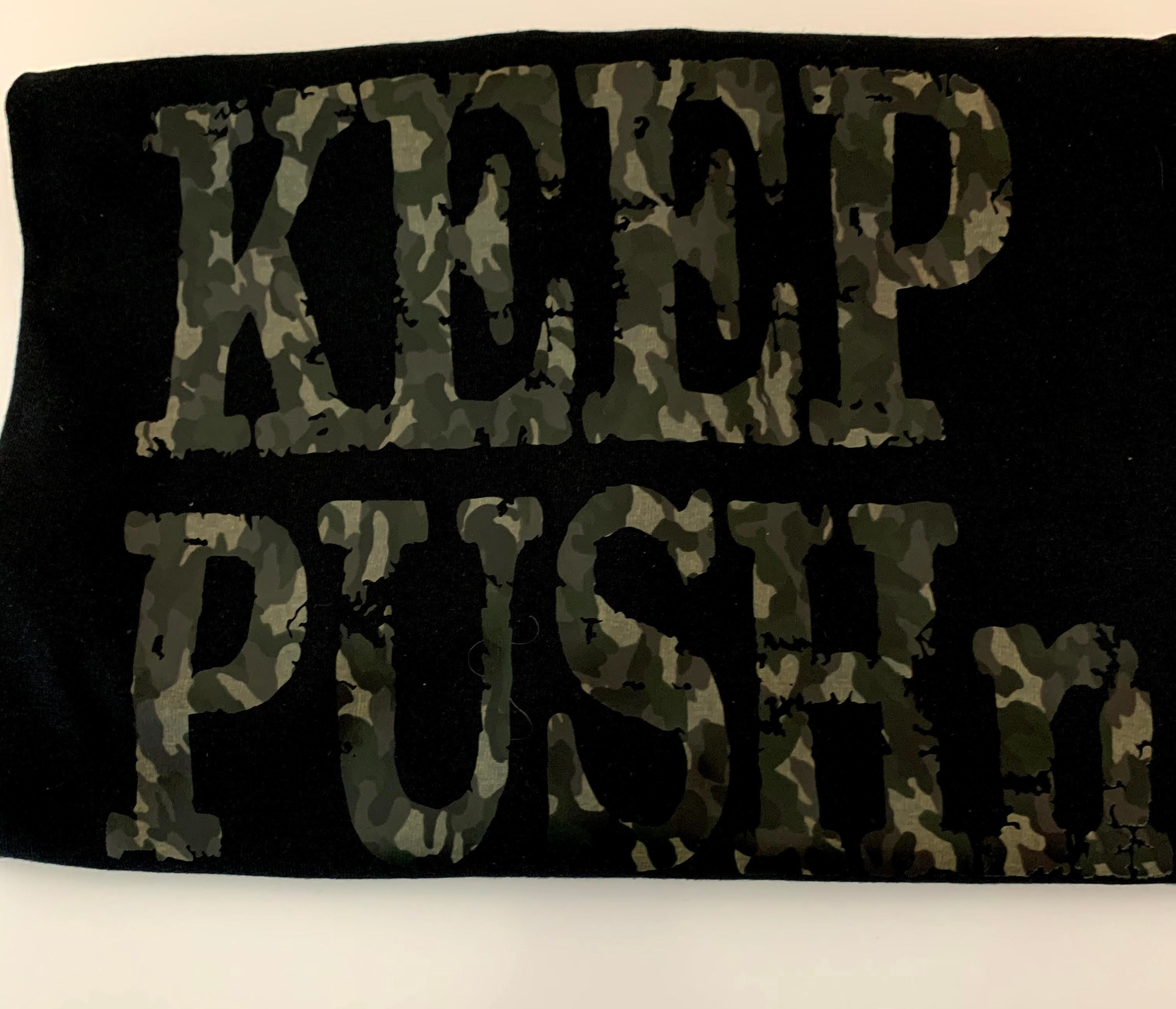 Tshirt -Keep PUSHn Camo