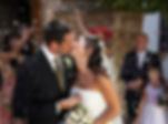 Bride and Groom Kissing