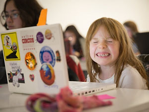 Happy Franceabc student
