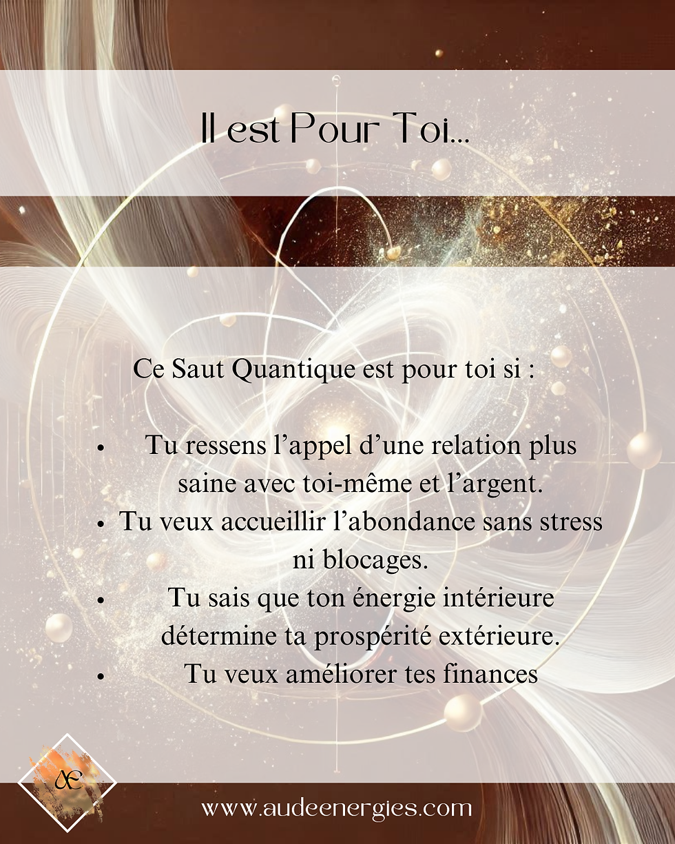 Miniature : Soin Quantique - Eveil à l'Argent