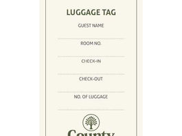 Hotel Luggage Tag and Bottle Tag: Importance, Types, and Uses in the Hospitality Industry