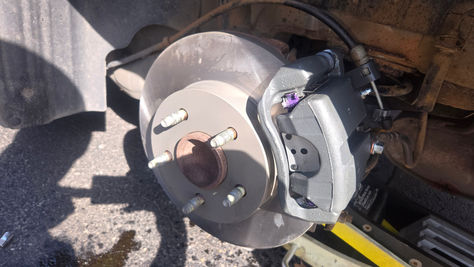 Client Paid $352 : 2012 Chevrolet Malibu : Rear Pads, Rotors & Caliper - Labor ONLY.