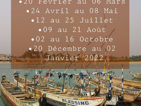 Les dates de mission 2021 sont en ligne !