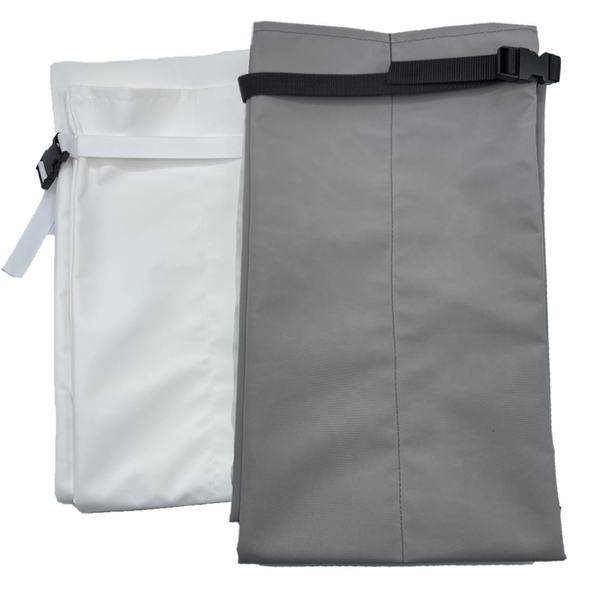 Sunfly shade pole bags in gray weathermax 80 fabrick