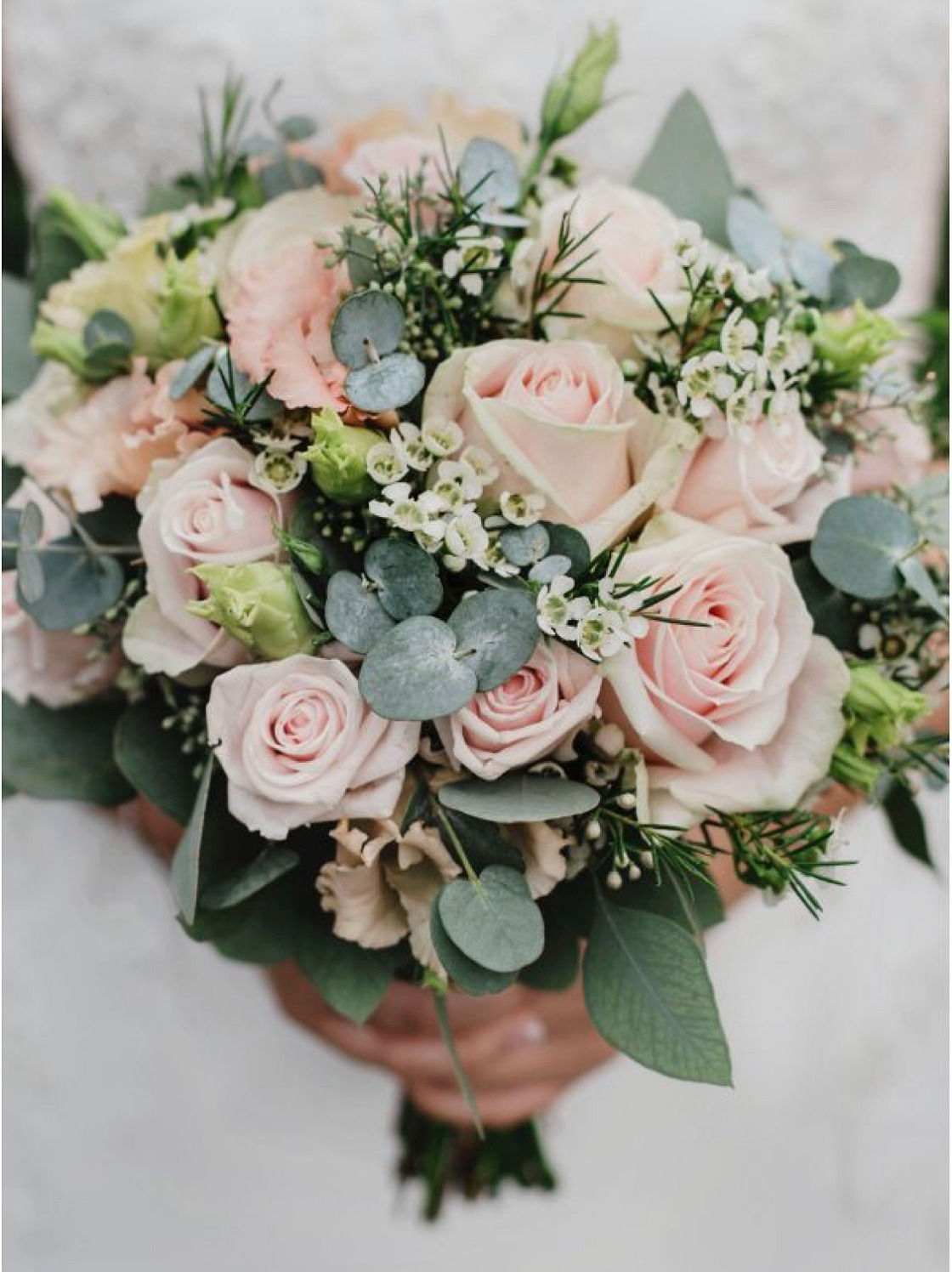 Букет невесты гамма айвори