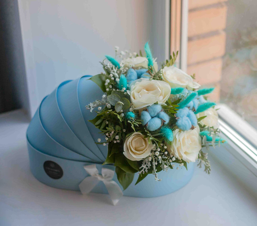 Миниатюра: букет на рождение сына