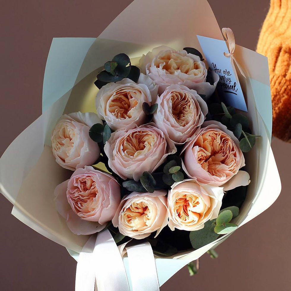 Миниатюра: пионовидные розы джульета