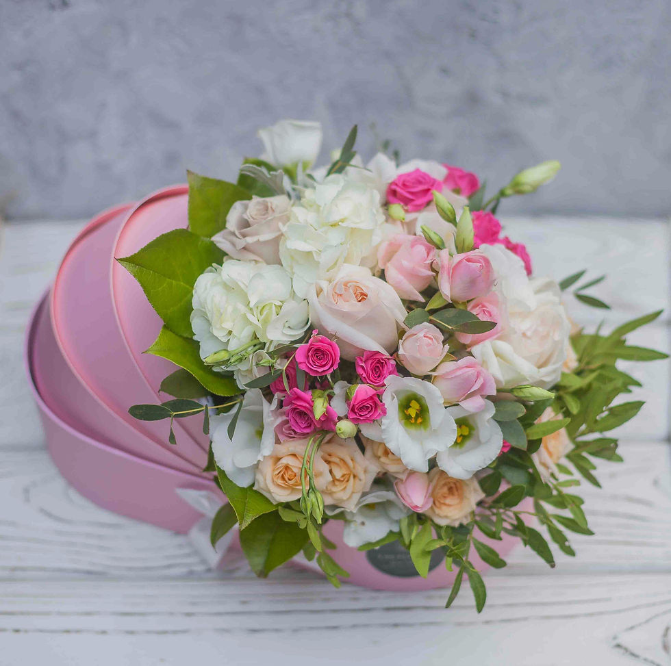 Миниатюра: Букет в коляске на выписку девочки