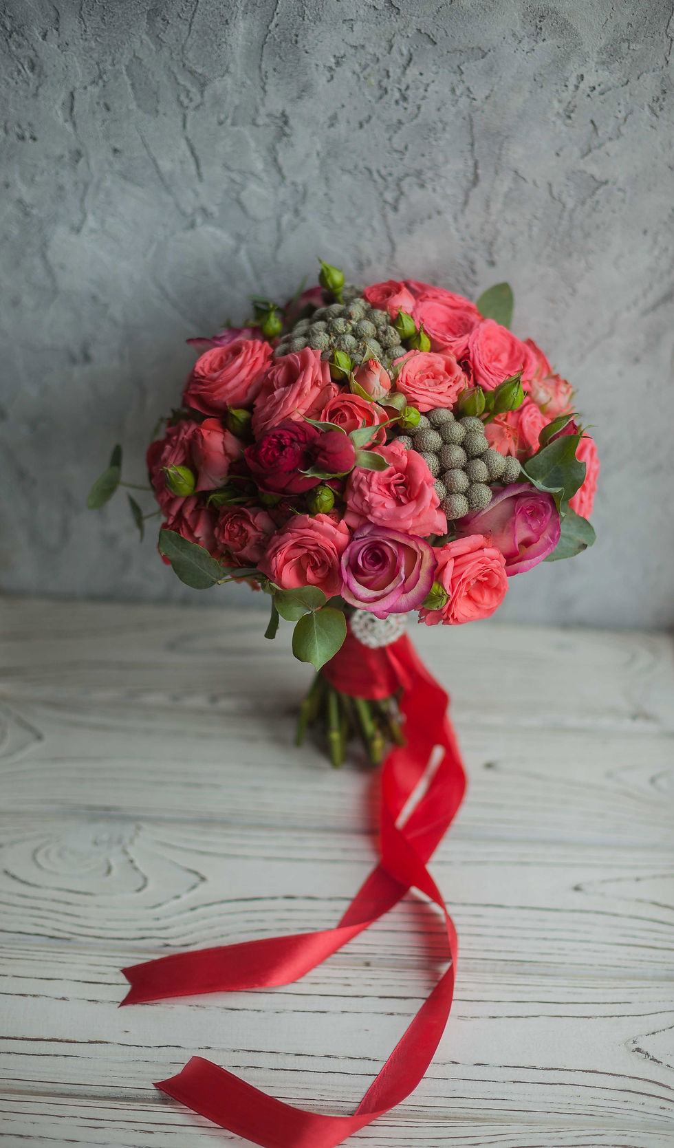 Миниатюра: Букет невесты марсала