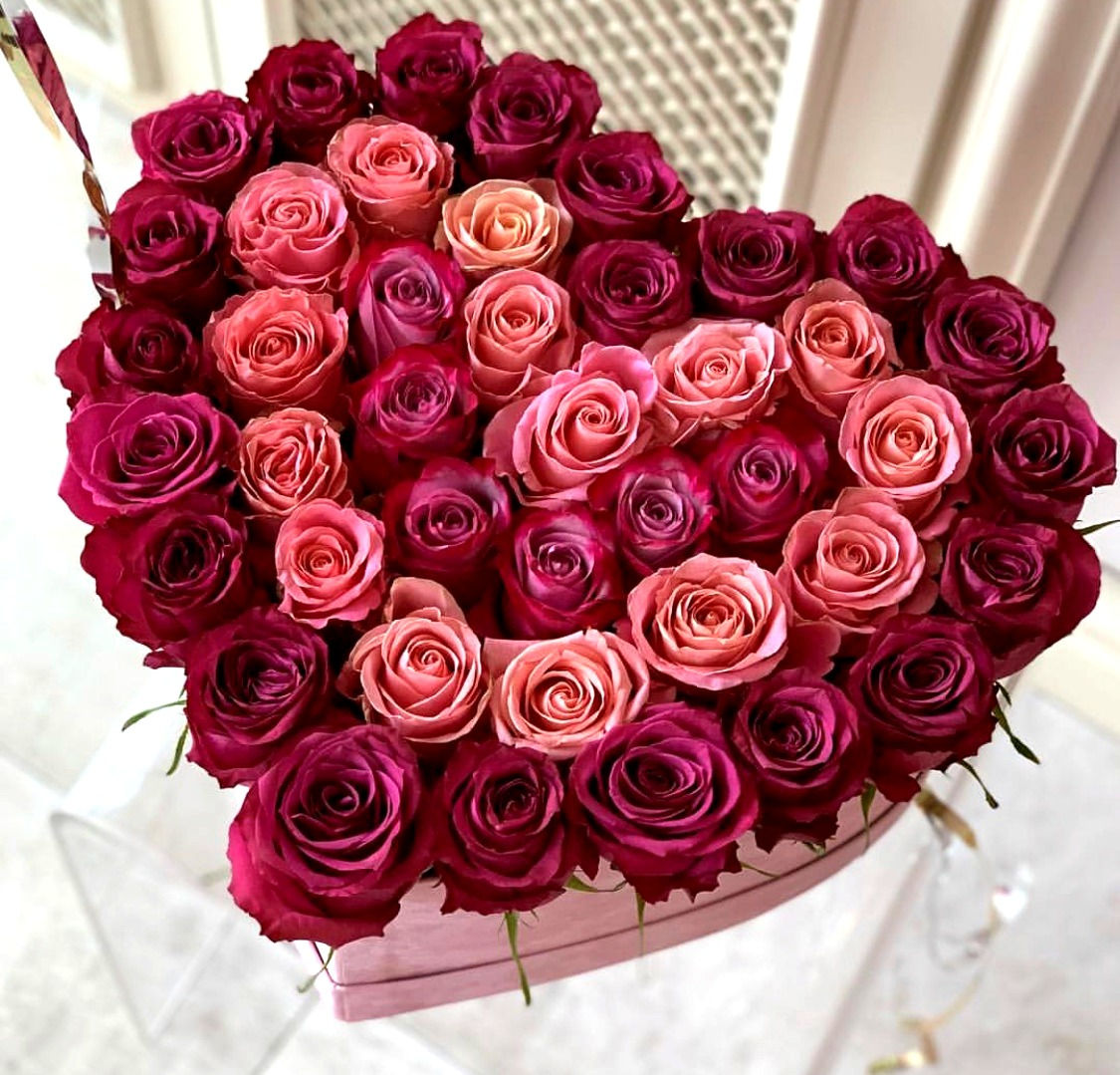 роза сердце