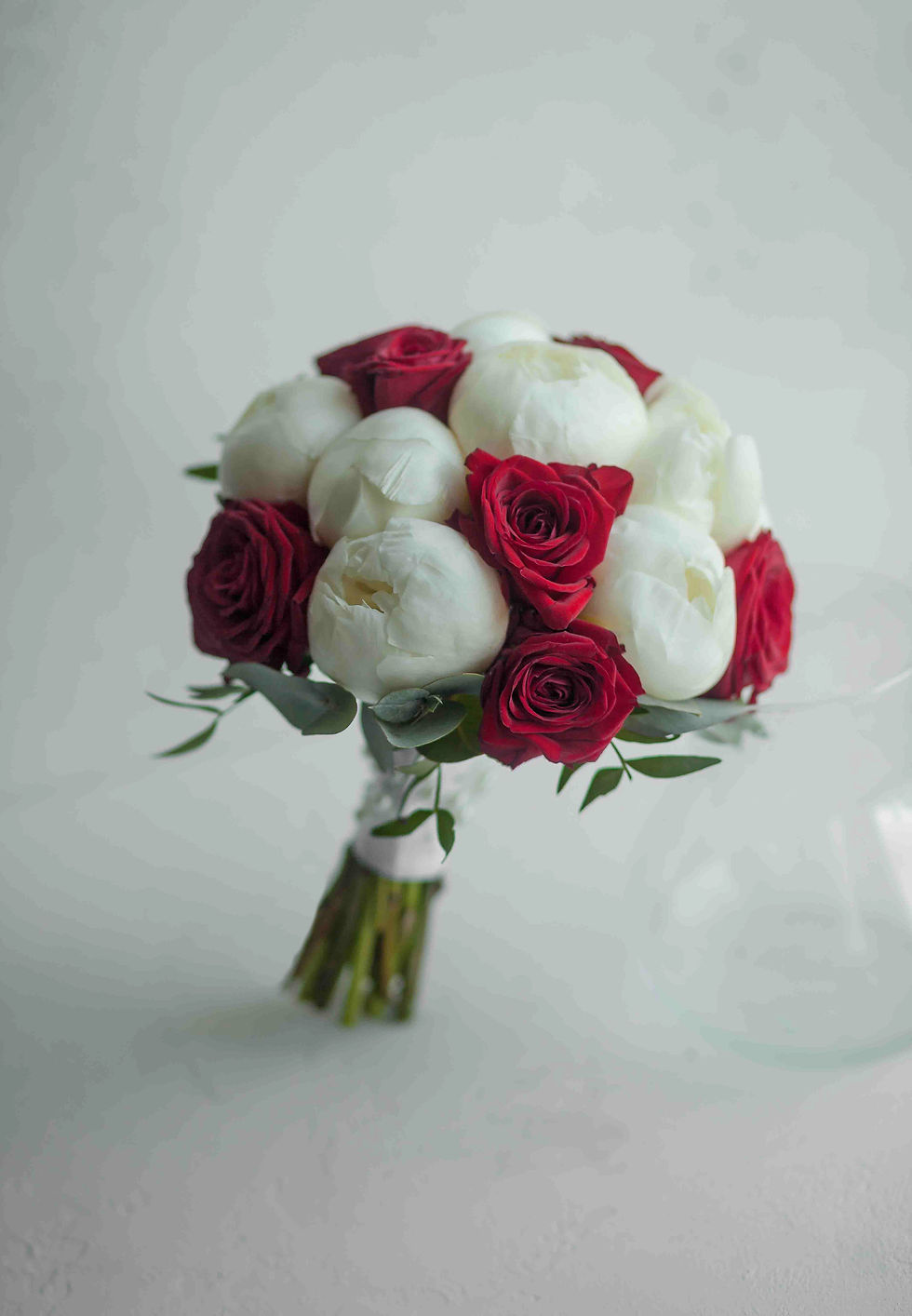 Миниатюра: красный свадебный букет