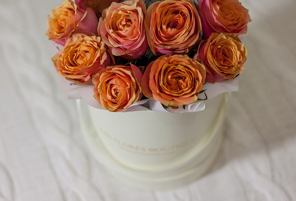 доставка цветов в шляпных коробках москва