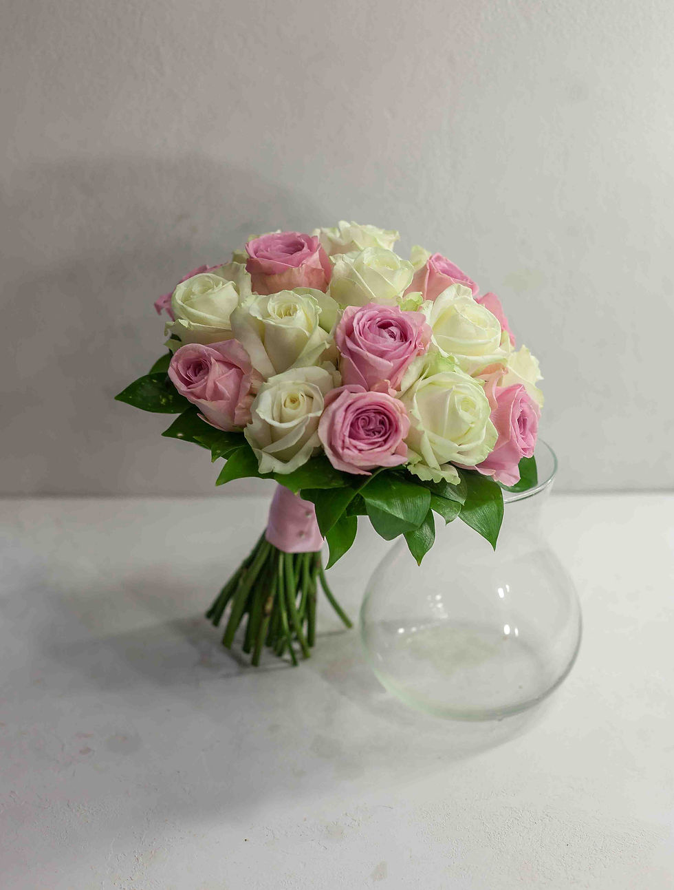 Миниатюра: свадебный букет розовая гамма