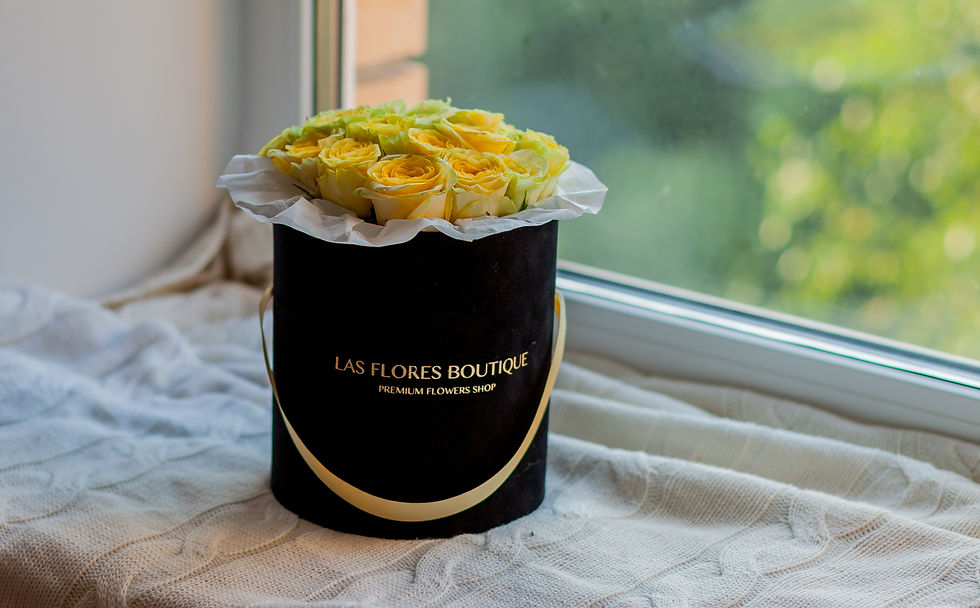 Миниатюра: доставка цветов в шляпных коробках