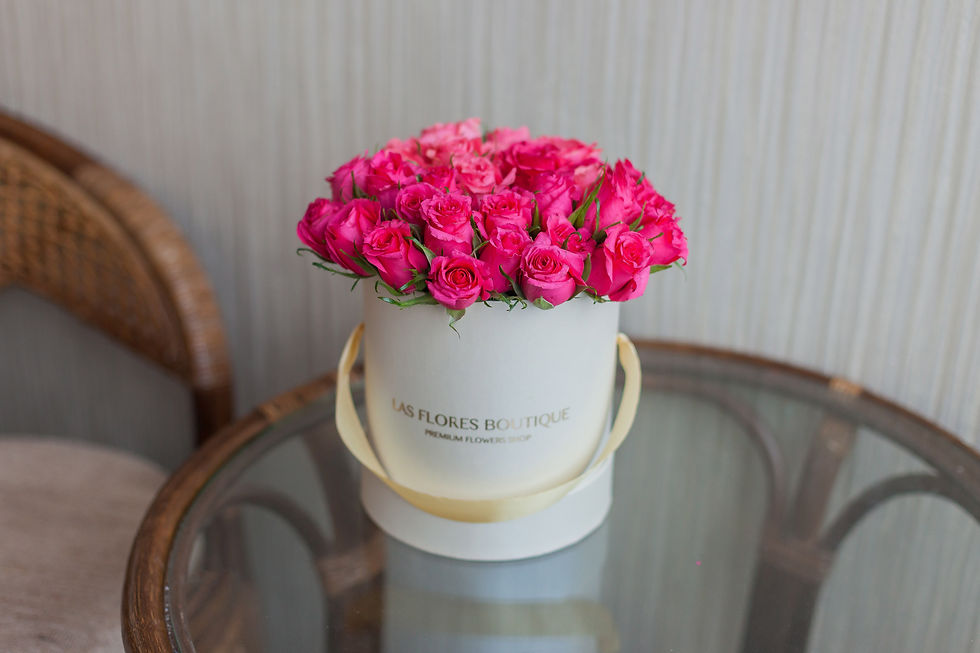 Розы в коробке