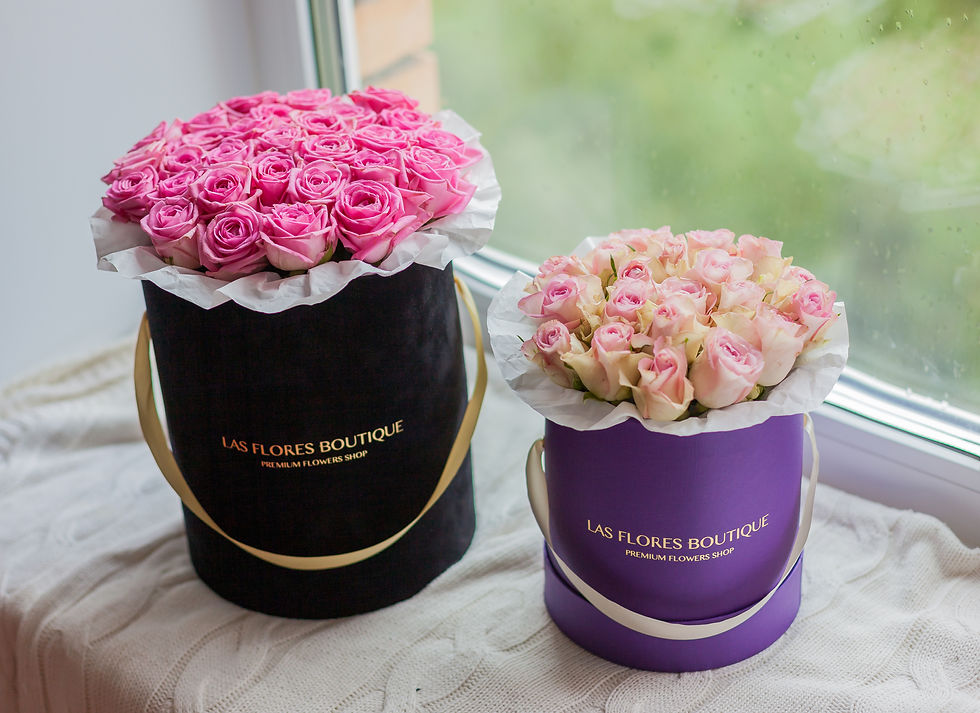 Миниатюра: цветы в коробочке