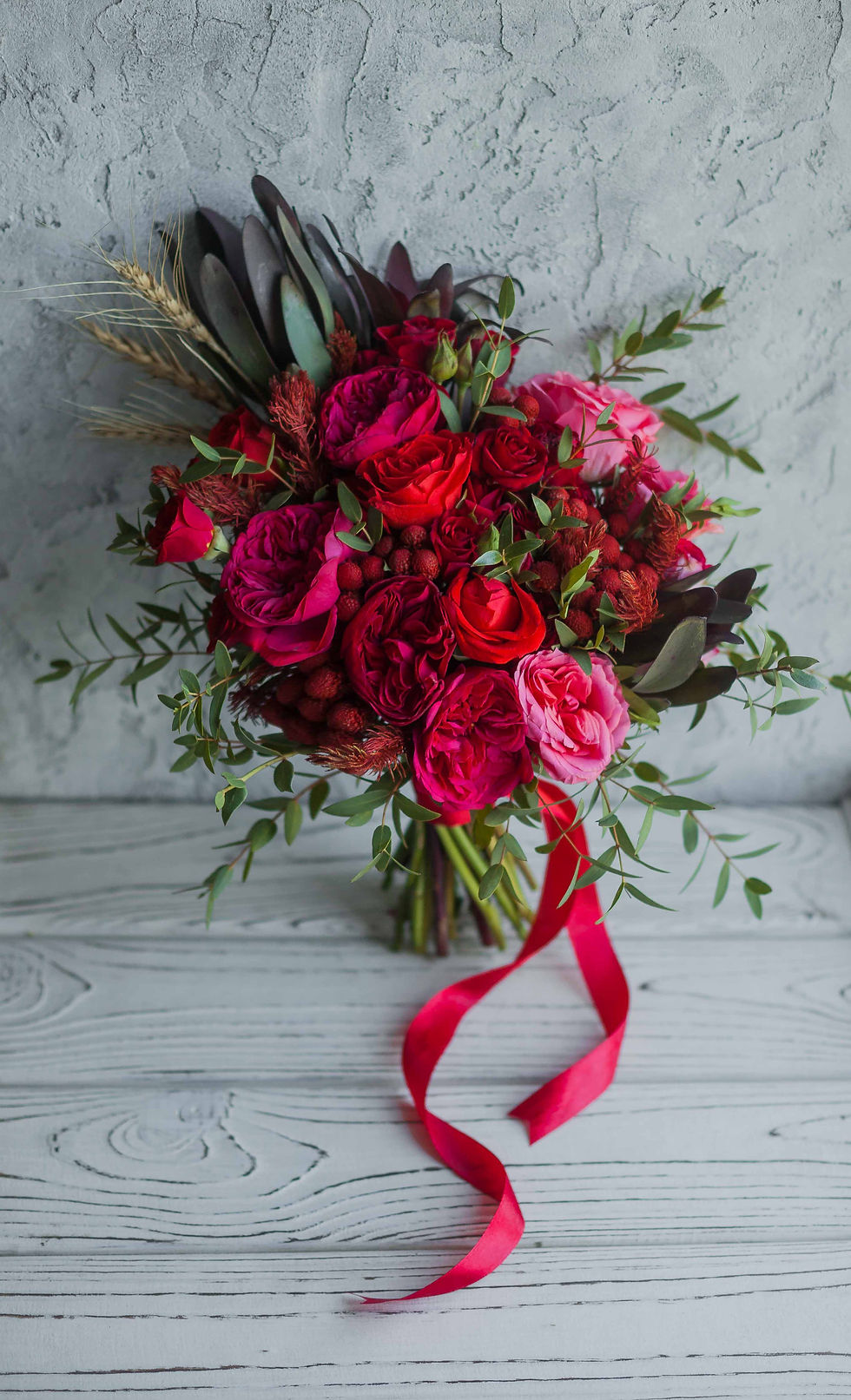 Миниатюра: пышный букет невесты