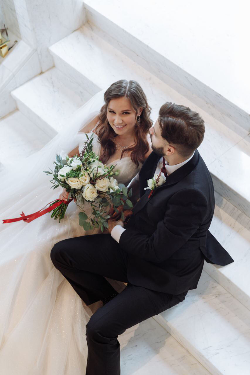 Миниатюра: Раскидистый свадебный букет