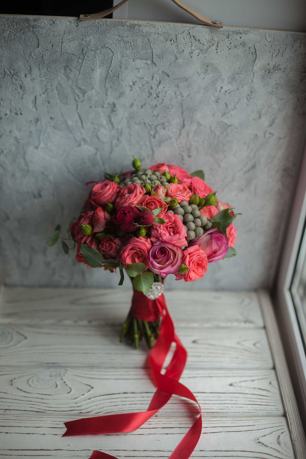 Миниатюра: Букет невесты марсала