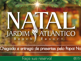 Entre paisagens e sabores: celebre o fim de ano no Jardim Atlântico Beach Resort