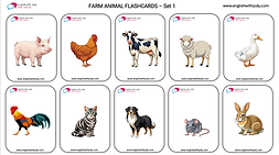 Free printable spring flashcards