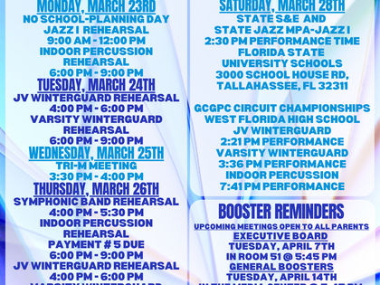 Newsletter 3/23-3/29