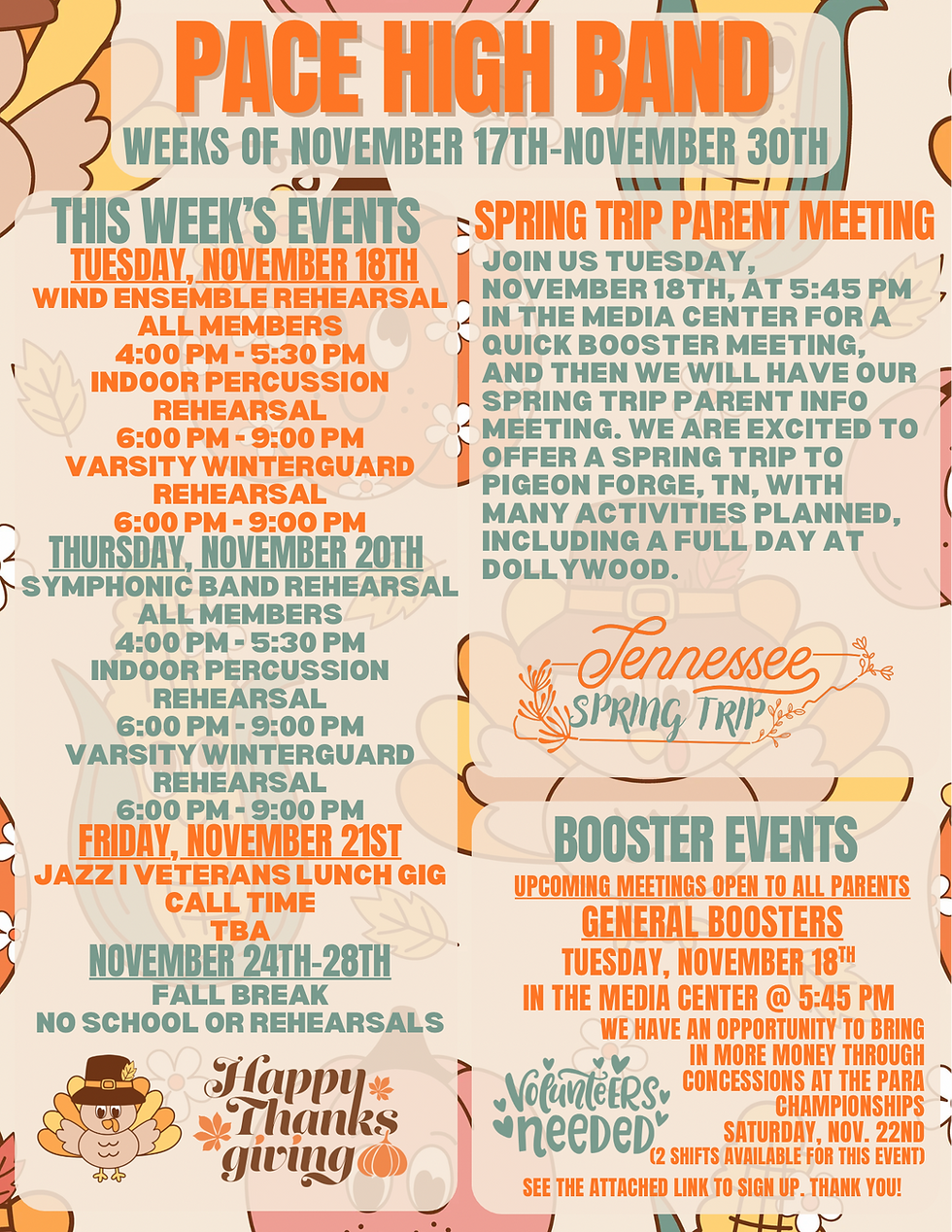 Newsletter 11/17-11/30