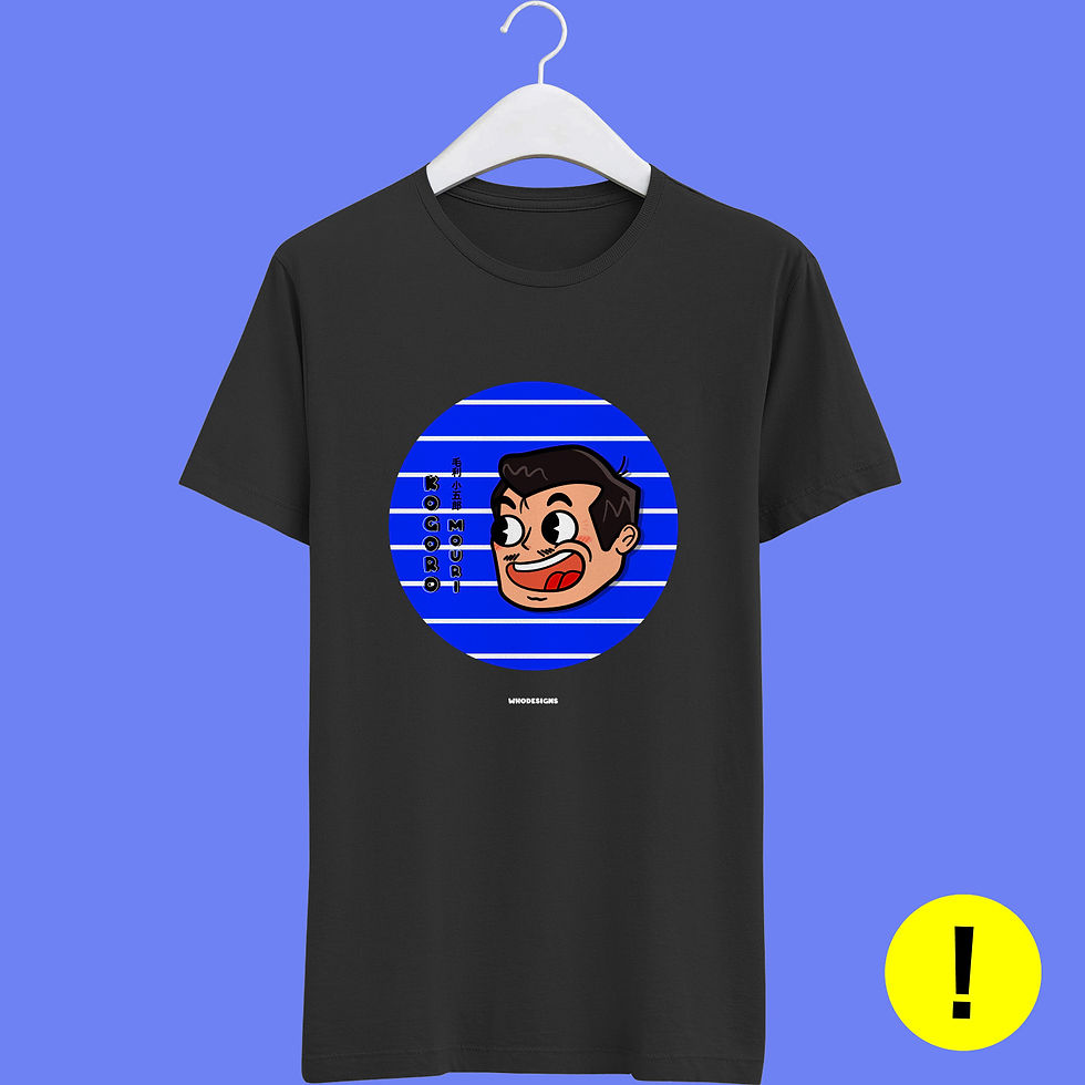 Camiseta Mouri Detective Conan @whodesigns_ negra