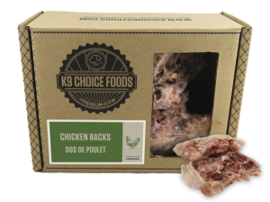 K9 Choice Foods® Chicken Backs Frozen Dog Food 2 lb