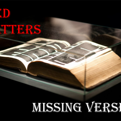 Red Letters And Missing Verses