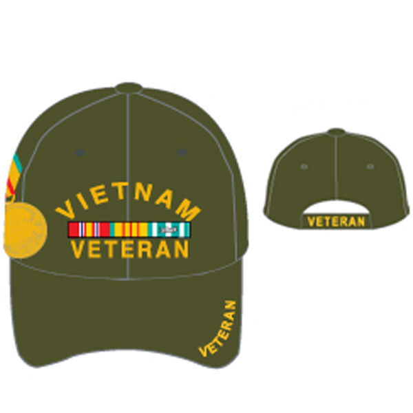 Vietnam Veteran with Medal on side