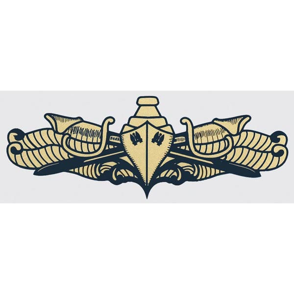 Navy Surface Warfare 5.75 in. Decal