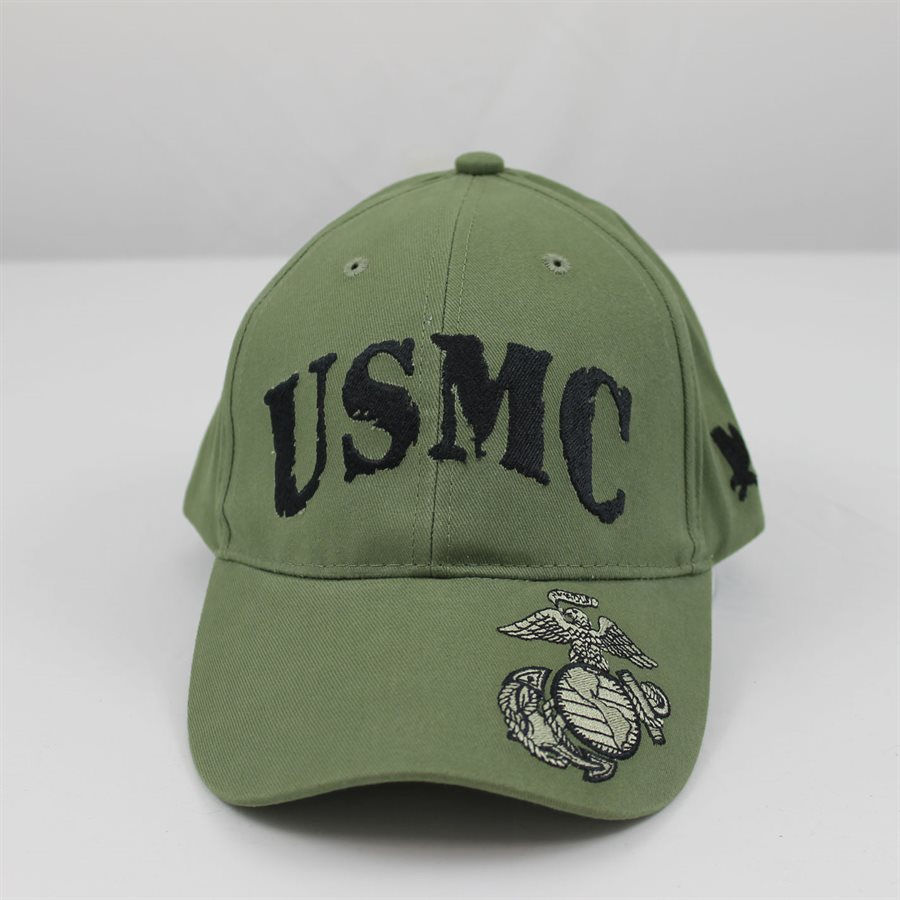 USMC with Insignia on Brim