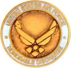 Honorable Discharge Air Force (E-86C)