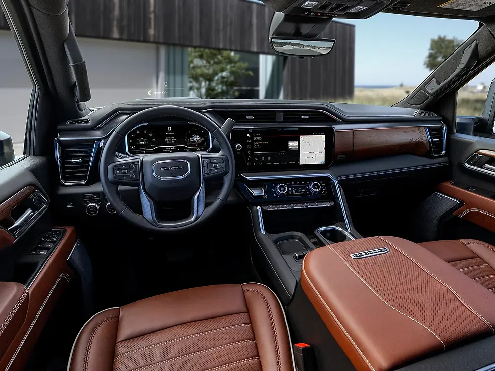 2024 GMC Sierra HD interior