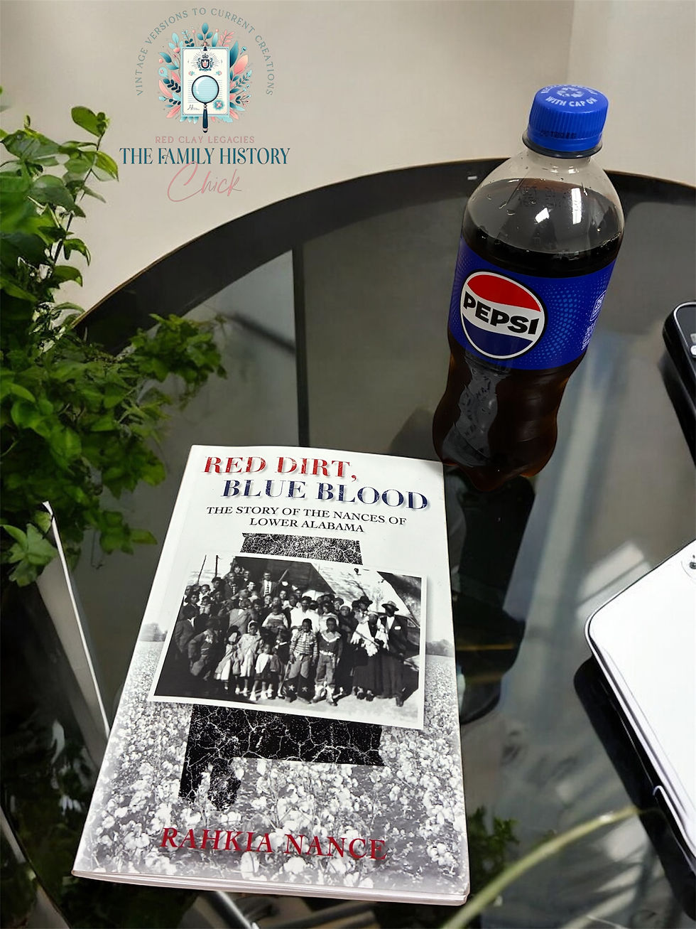 Red Dirt, Blue Blood. The Story of the Nances of Lower Alabama by Rahkia Nance.