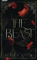 black cover with flowers and leaves and written is on the cover "the beast" and "jenika snow"
