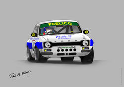 Mk1 Escort SSaloon 2024 grey fb