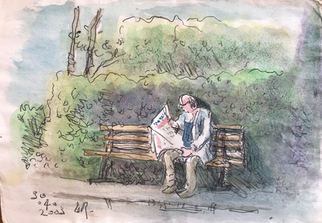 Saltwell Park by Charlie Rogers, local Gateshead artist