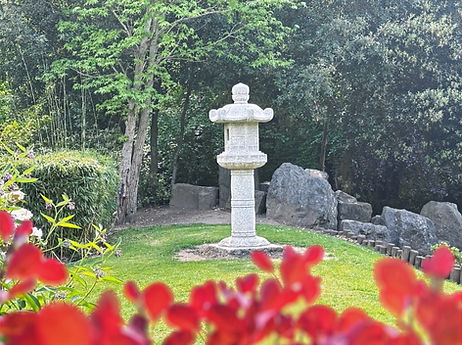 Sculpture in the Japanese Garden, Saltwell Park Gateshead