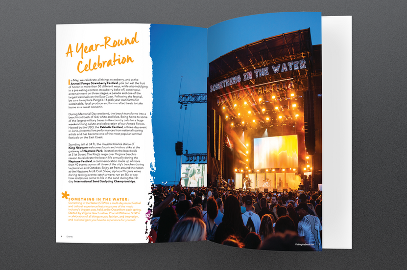 Visit Virginia Beach Destination Lookbook - Graphic Design - Illustration