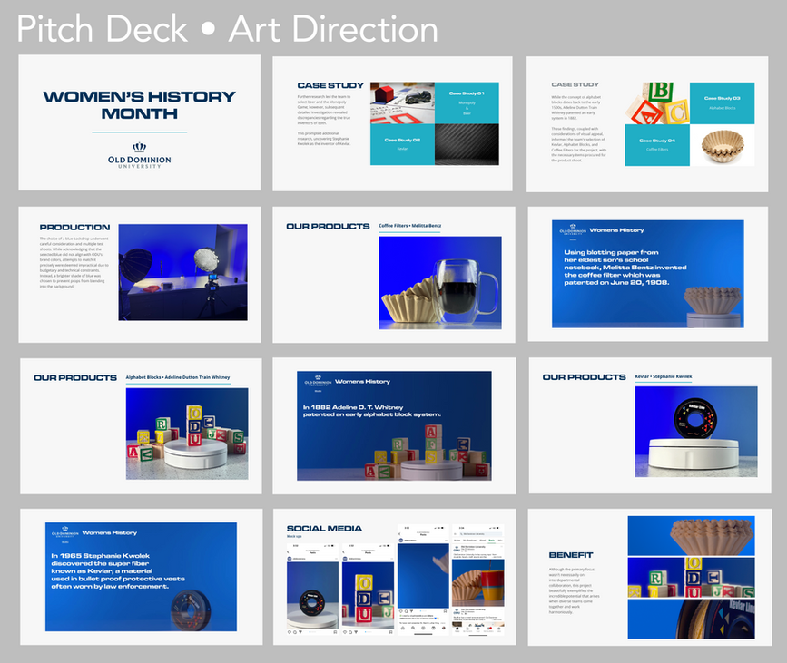 Art Direction, Pitch Deck