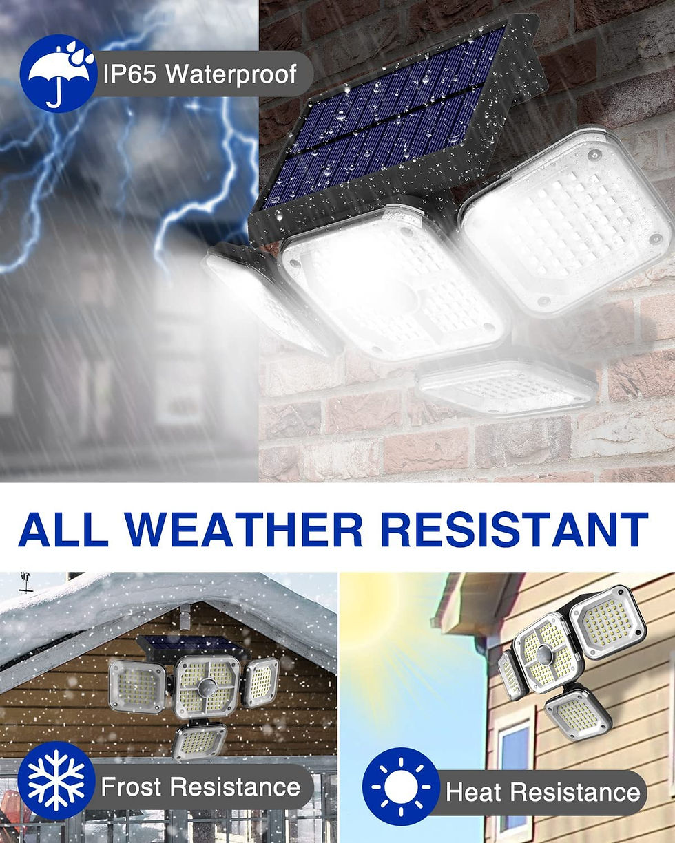 Thumbnail: Solar Security Lights Outdoor Motion Sensor
