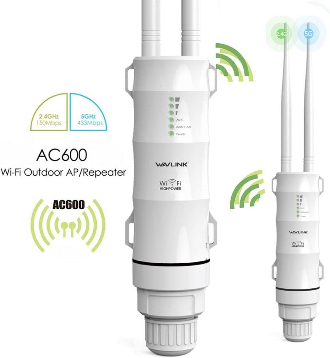 Wavlink AC600 Wireless Outdoor WiFi Signal Booster