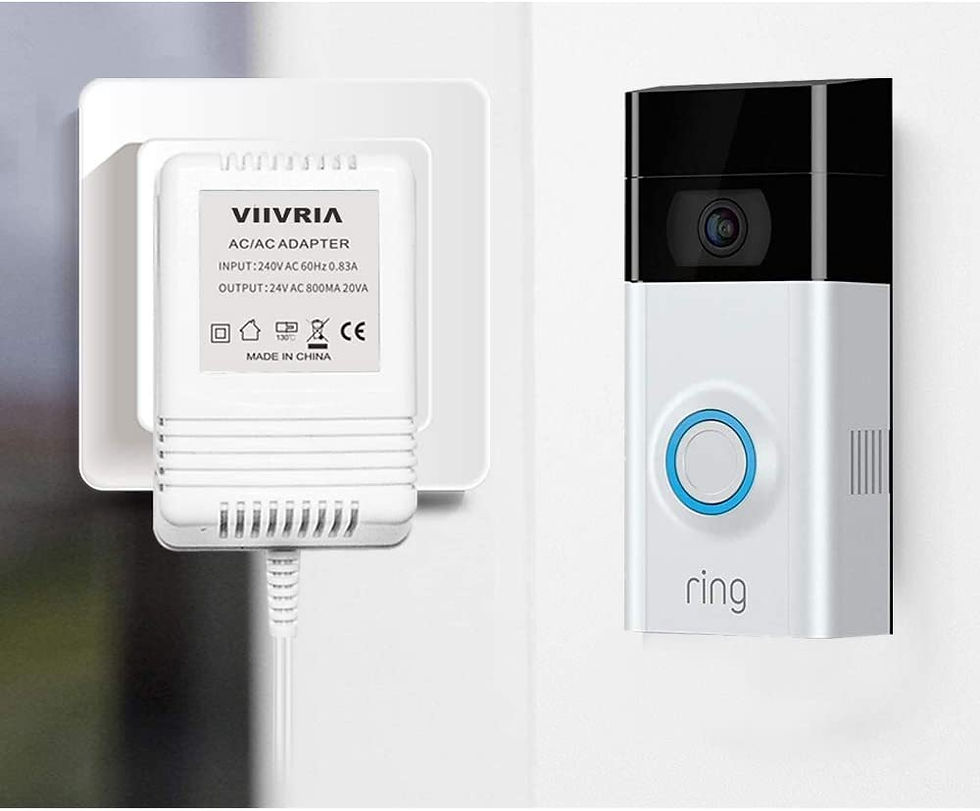 Thumbnail: 18V 800MA Doorbell Transformer, Power Supply for Ring Video Doorbell