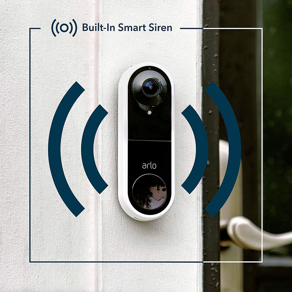 Thumbnail: Arlo Essential Wire-free Doorbell With Chime 2