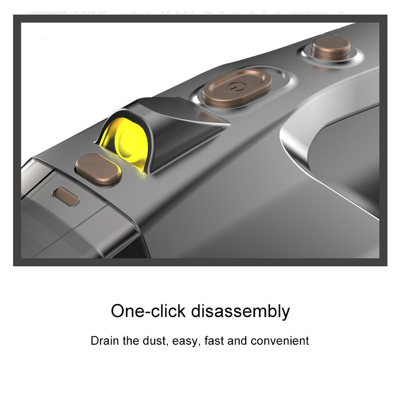 Thumbnail: 120W USB Wireless charge wet and dry Handheld Portable Car vacuum cleaner