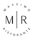 Massimo Ristorante logo featuring a stylized letter 'M' and 'R', representing the initials of the restaurant name
