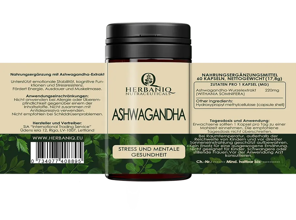 Miniaturbild: Ashwagandha extrakt herbaniq