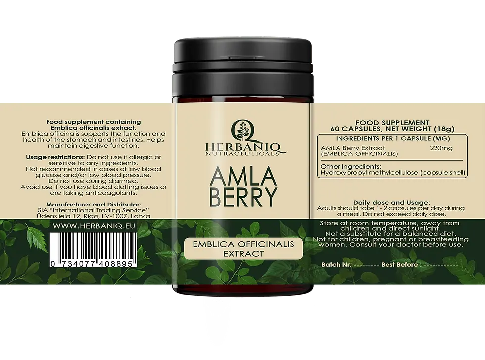 Sīktēls: Amla Extract Herbaniq